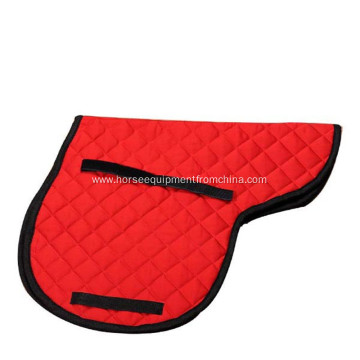 Horse Cotton Quilted Jumping English Saddle Pad